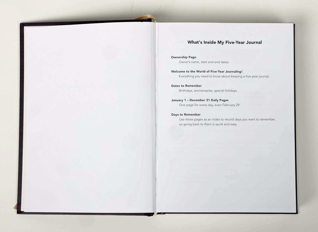 Hard Cover 5 Year Journal | the Easiest to Use Five Year Journal | Quick and Easy Five Year Daily Journal System | 6X8.25 Inch Size (Turquoise)