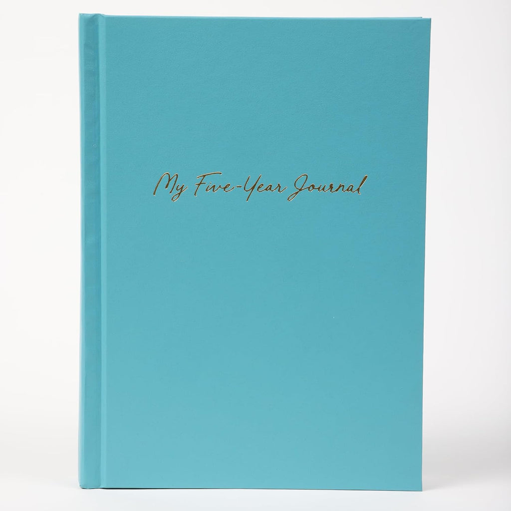 Hard Cover 5 Year Journal | the Easiest to Use Five Year Journal | Quick and Easy Five Year Daily Journal System | 6X8.25 Inch Size (Turquoise)