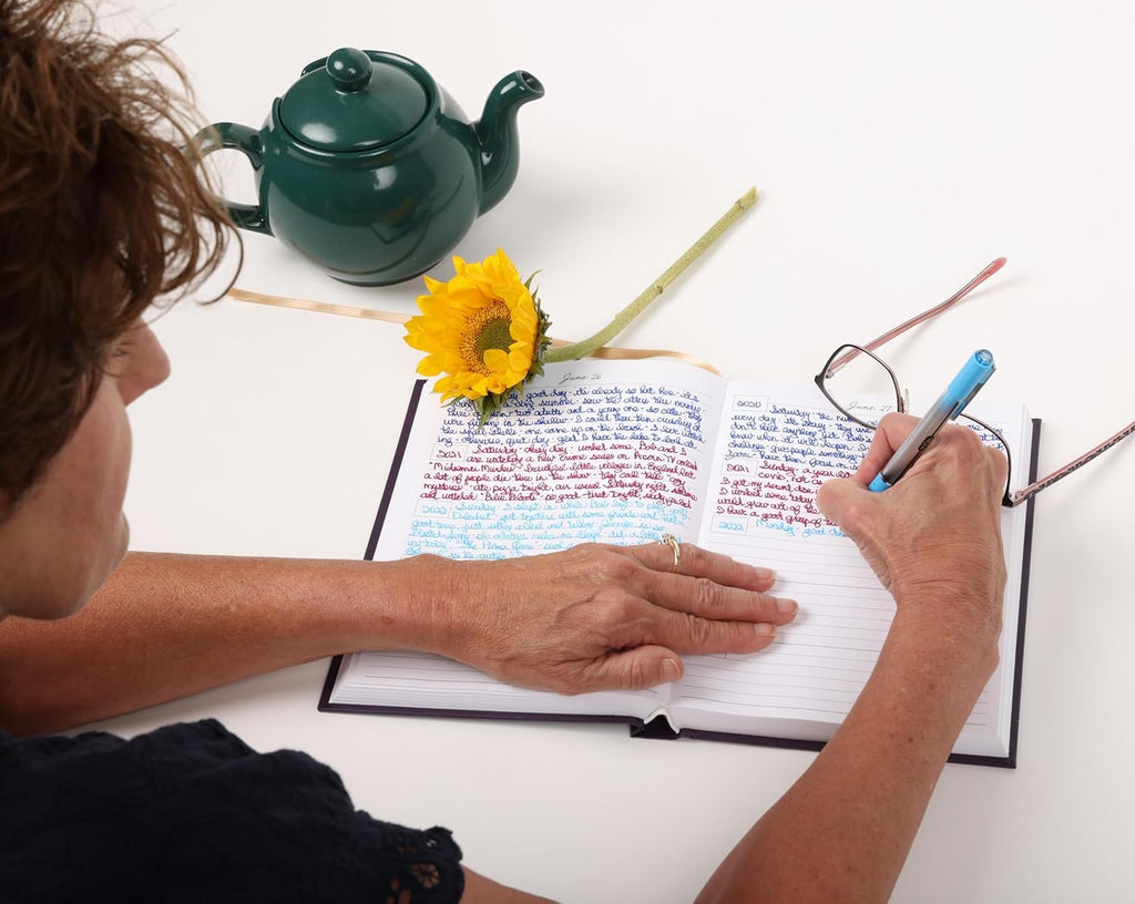 Hard Cover 5 Year Journal | the Easiest to Use Five Year Journal | Quick and Easy Five Year Daily Journal System | 6X8.25 Inch Size (Turquoise)